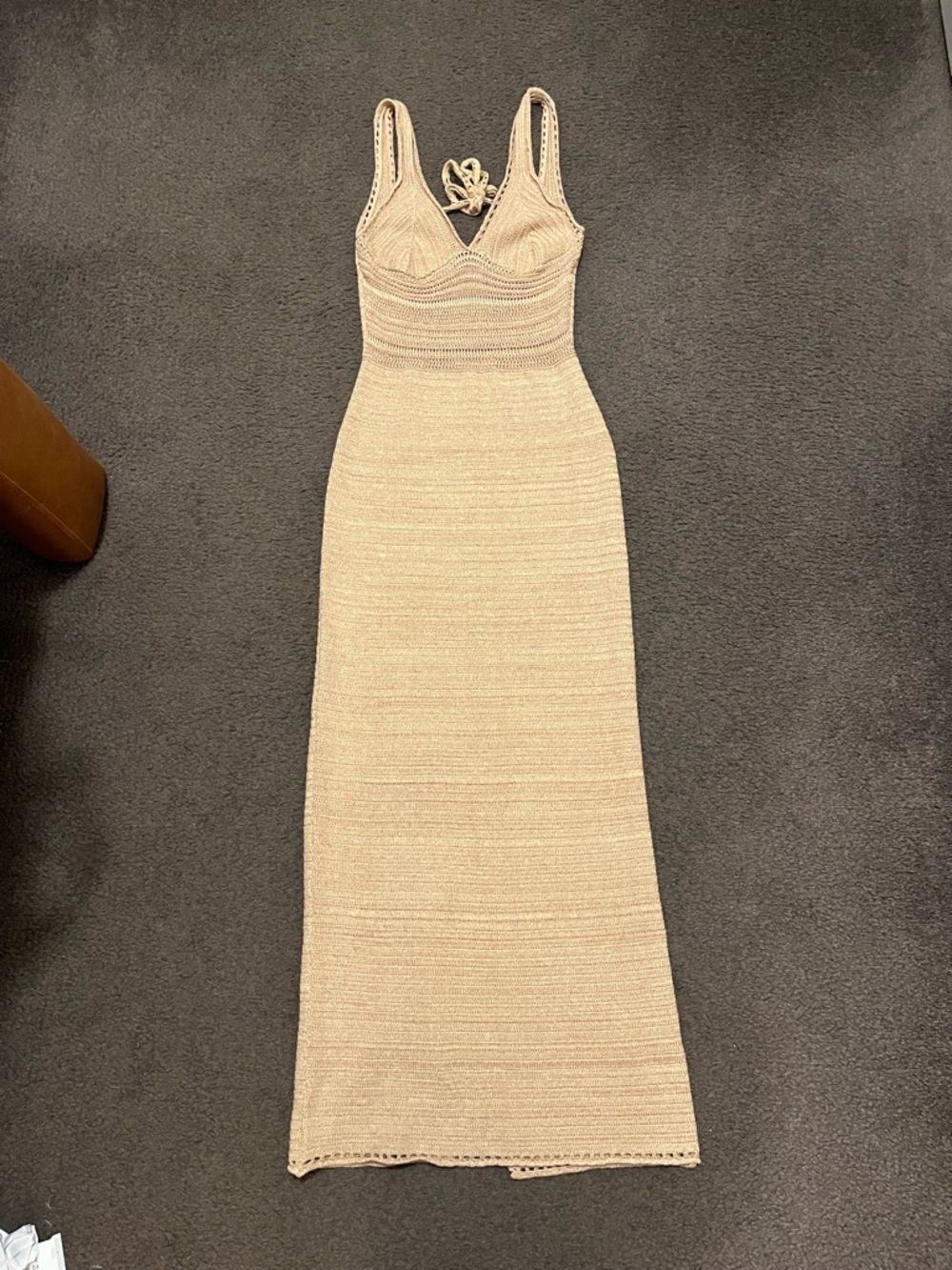 Torn By Ronny Kobo Darcey Knit Babydoll Maxi Dress - Picture 3 of 7